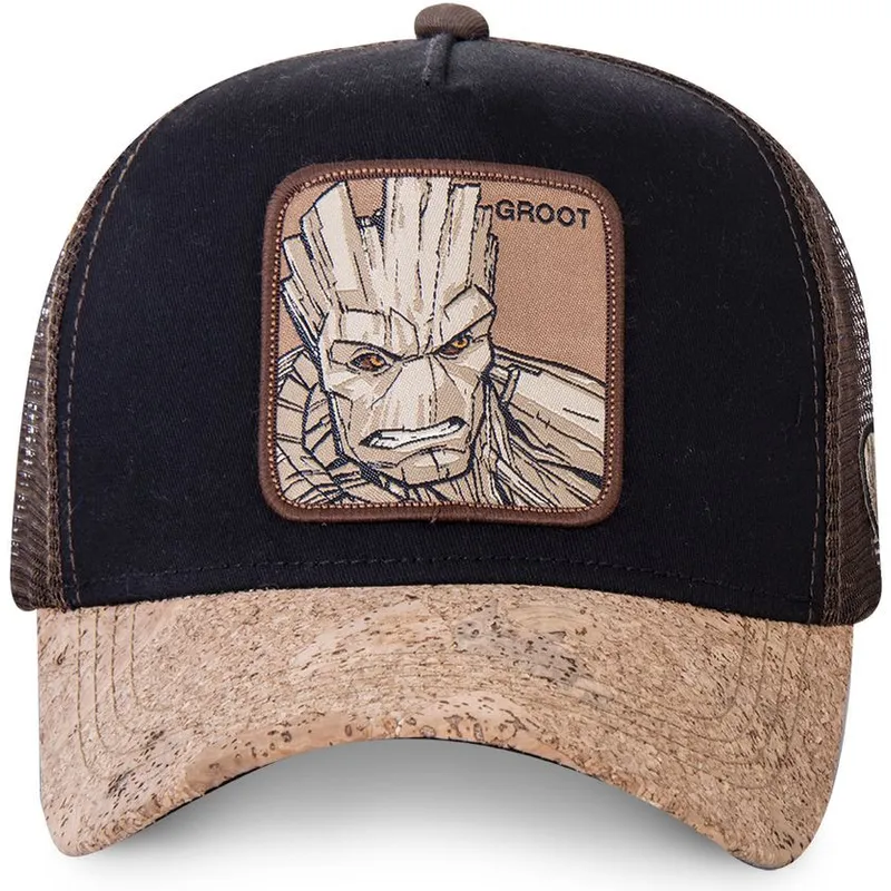 cap-islenkta-black-snapback-groot-marvel-comics-capslab