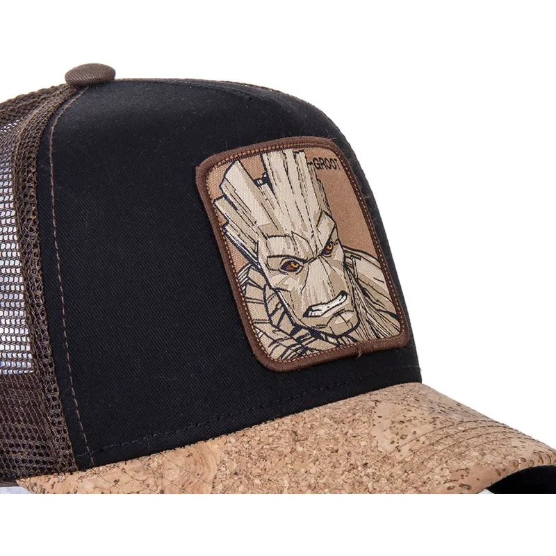 cap-islenkta-black-snapback-groot-marvel-comics-capslab