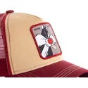 czapka-trucker-pomaranczowo-czerwona-silvestre-loomin2-looney-tunes-od-capslab