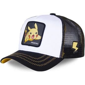 kepure-islenkta-balta-snapback-pik5-pikachu-pokemon-capslab