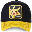 kepure-islenkta-juoda-snapback-pik6-pikachu-pokemon-capslab