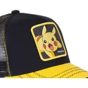kepure-islenkta-juoda-snapback-pik6-pikachu-pokemon-capslab