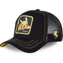 kepure-islenkta-juoda-snapback-pik7-pikachu-pokemon-capslab
