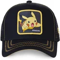 kepure-islenkta-juoda-snapback-pik7-pikachu-pokemon-capslab