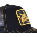 kepure-islenkta-juoda-snapback-pik7-pikachu-pokemon-capslab