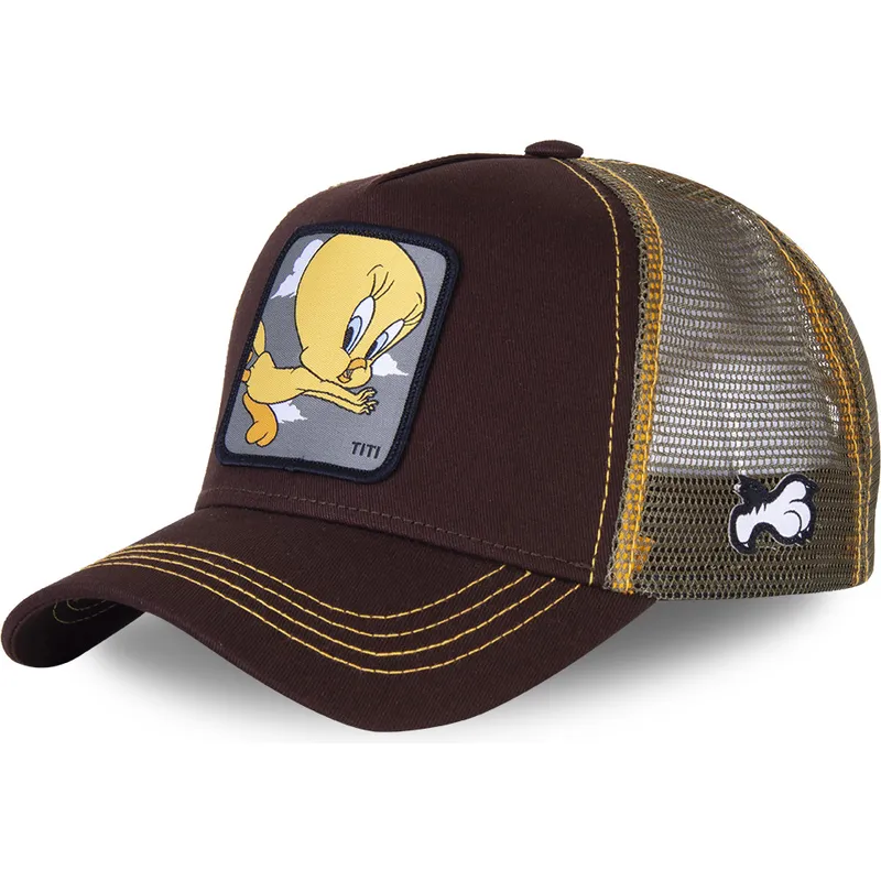 kepure-islenkta-ruda-snapback-tit1-tvytis-looney-tunes-capslab