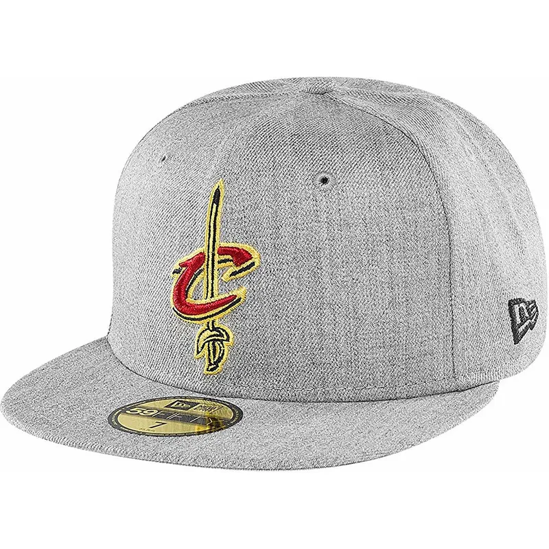 kepure-plokscia-pilka-priglundanti-59fifty-heather-cleveland-cavaliers-nba-new-era