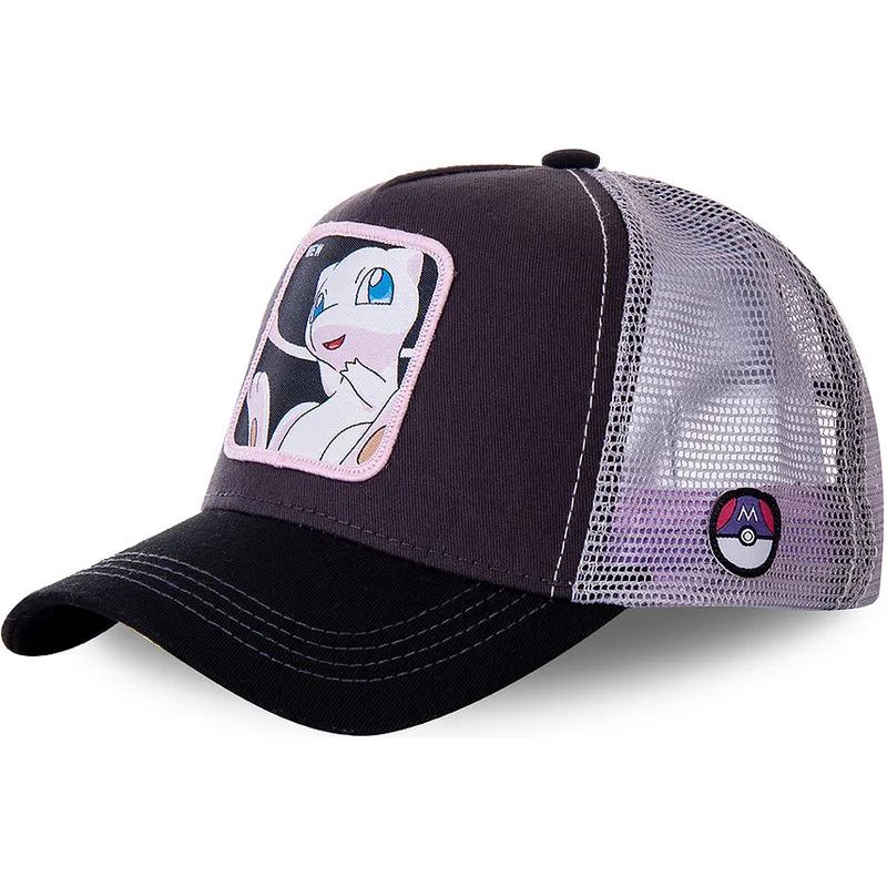 kepure-islenkta-juoda-snapback-mew3-mew-pokemon-capslab kepure-islenkta-juoda-snapback-mew3-mew-pokemon-capslab