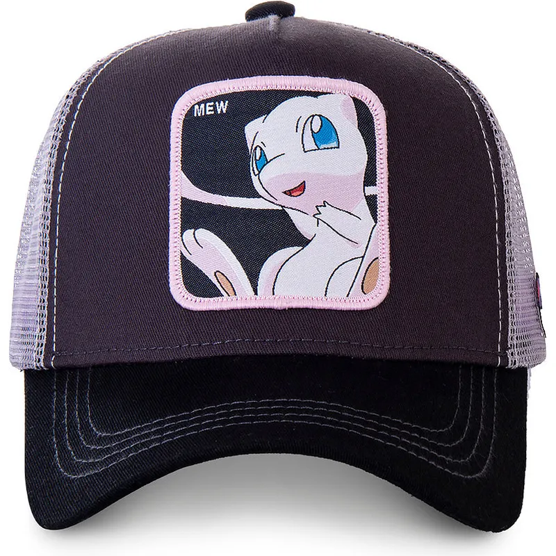 kepure-islenkta-juoda-snapback-mew3-mew-pokemon-capslab kepure-islenkta-juoda-snapback-mew3-mew-pokemon-capslab