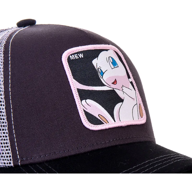 kepure-islenkta-juoda-snapback-mew3-mew-pokemon-capslab kepure-islenkta-juoda-snapback-mew3-mew-pokemon-capslab