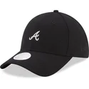 kepure-islenkta-juoda-reguliuojamas-9forty-melton-atlanta-braves-mlb-new-era