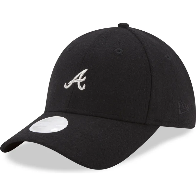 kepure-islenkta-juoda-reguliuojamas-9forty-melton-atlanta-braves-mlb-new-era