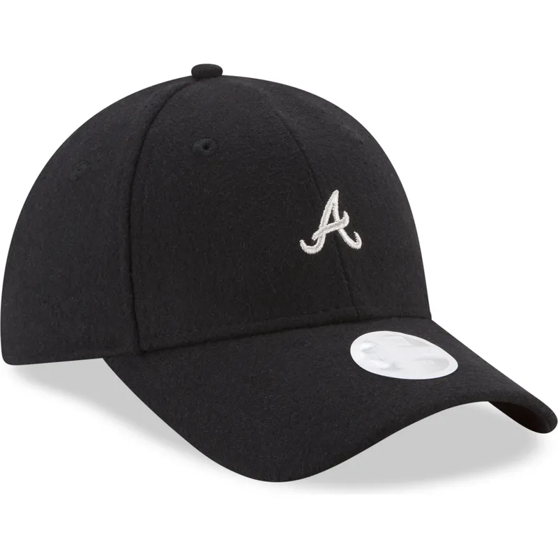 kepure-islenkta-juoda-reguliuojamas-9forty-melton-atlanta-braves-mlb-new-era