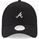 kepure-islenkta-juoda-reguliuojamas-9forty-melton-atlanta-braves-mlb-new-era