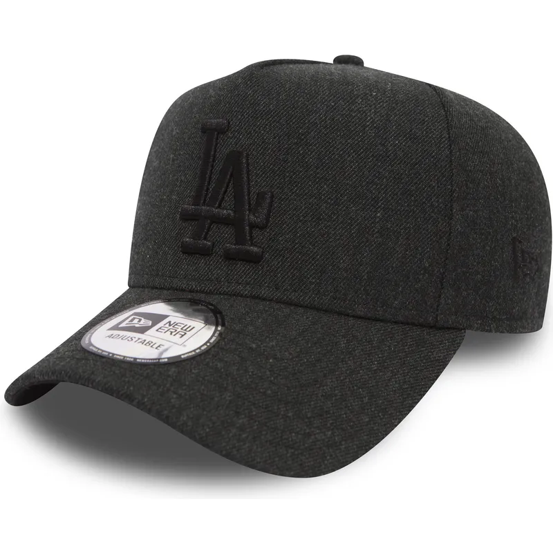 kepure-islenkta-juoda-reguliuojamas-9forty-seasonal-heather-a-frame-los-angeles-dodgers-mlb-new-era