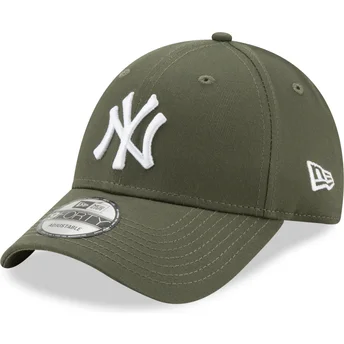 Kepurė išlenkta žalia reguliuojamas 9FORTY League Essential New York Yankees MLB New Era