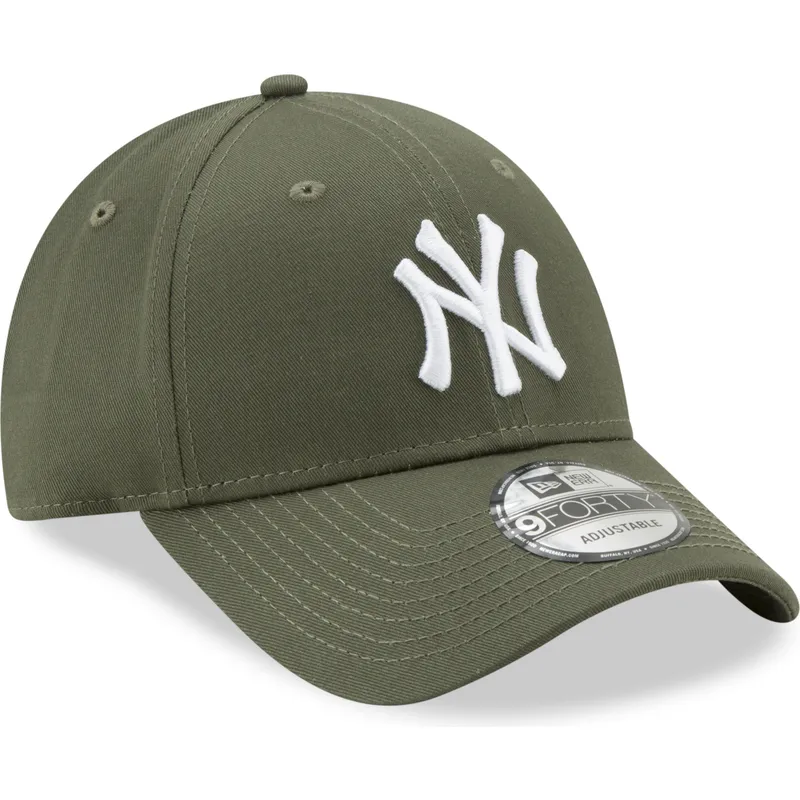 cap-islenkta-green-adjustable-strap-9forty-league-essential-new-york-yankees-mlb-new-era cap-islenkta-green-adjustable-strap-9forty-league-essential-new-york-yankees-mlb-new-era