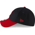 kepure-islenkta-tamsiai-melyna-reguliuojamas-9forty-the-league-cleveland-indians-mlb-new-era
