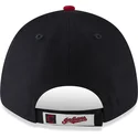 kepure-islenkta-tamsiai-melyna-reguliuojamas-9forty-the-league-cleveland-indians-mlb-new-era