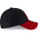 wyginieta-czapka-ciemnoniebieska-i-czerwona-z-regulacja-9forty-the-league-cleveland-indians-mlb-new-era