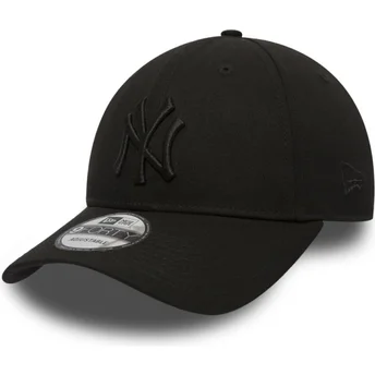 Cap išlenkta black adjustable strap 9FORTY League Essential New York Yankees MLB New Era