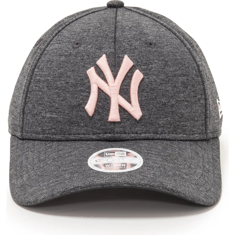 cap-islenkta-gray-adjustable-strap-rosa-9forty-tech-jersey-new-york-yankees-mlb-new-era cap-islenkta-gray-adjustable-strap-rosa-9forty-tech-jersey-new-york-yankees-mlb-new-era