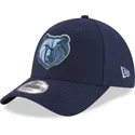 kepure-islenkta-melyna-reguliuojamas-9forty-the-league-memphis-grizzlies-nba-new-era