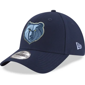 kepure-islenkta-melyna-reguliuojamas-9forty-the-league-memphis-grizzlies-nba-new-era