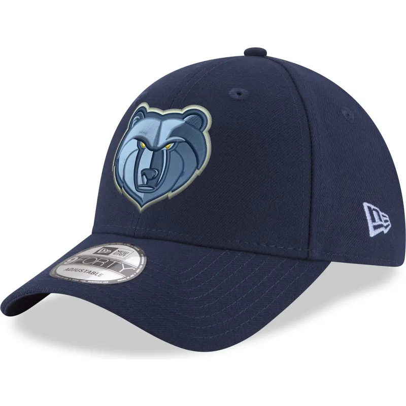 kepure-islenkta-melyna-reguliuojamas-9forty-the-league-memphis-grizzlies-nba-new-era
