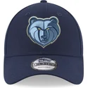 kepure-islenkta-melyna-reguliuojamas-9forty-the-league-memphis-grizzlies-nba-new-era