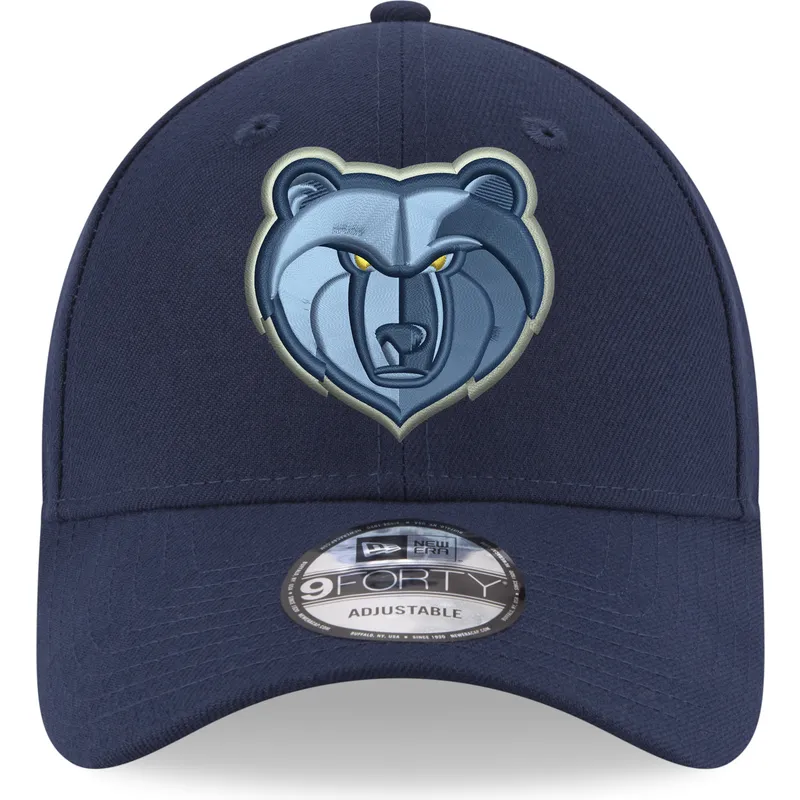 kepure-islenkta-melyna-reguliuojamas-9forty-the-league-memphis-grizzlies-nba-new-era