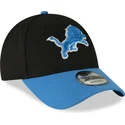 kepure-islenkta-juoda-reguliuojamas-9forty-the-league-detroit-lions-nfl-new-era
