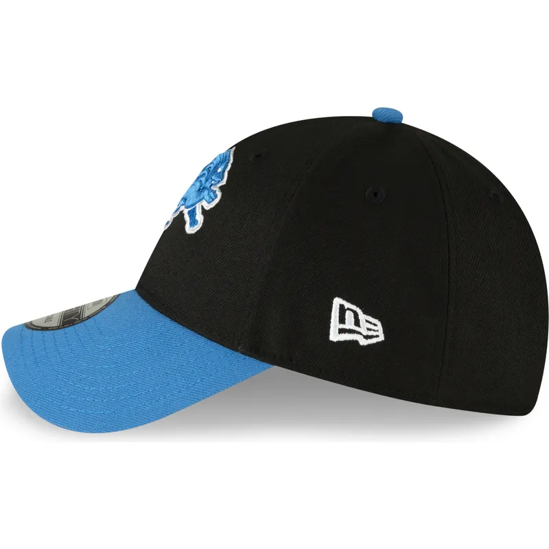 kepure-islenkta-juoda-reguliuojamas-9forty-the-league-detroit-lions-nfl-new-era