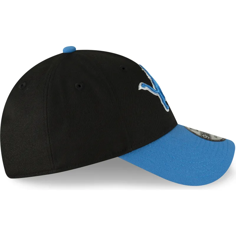kepure-islenkta-juoda-reguliuojamas-9forty-the-league-detroit-lions-nfl-new-era