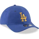 wyginieta-czapka-niebieska-z-regulacja-z-logo-9twenty-nylon-packable-los-angeles-dodgers-mlb-new-era