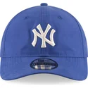 niebieska-zakrzywiona-czapka-regulowana-9twenty-nylon-packable-new-york-yankees-mlb-od-new-era