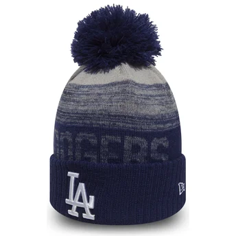 Cap pompom blue Cuff Knit Sport Los Angeles Dodgers MLB New Era