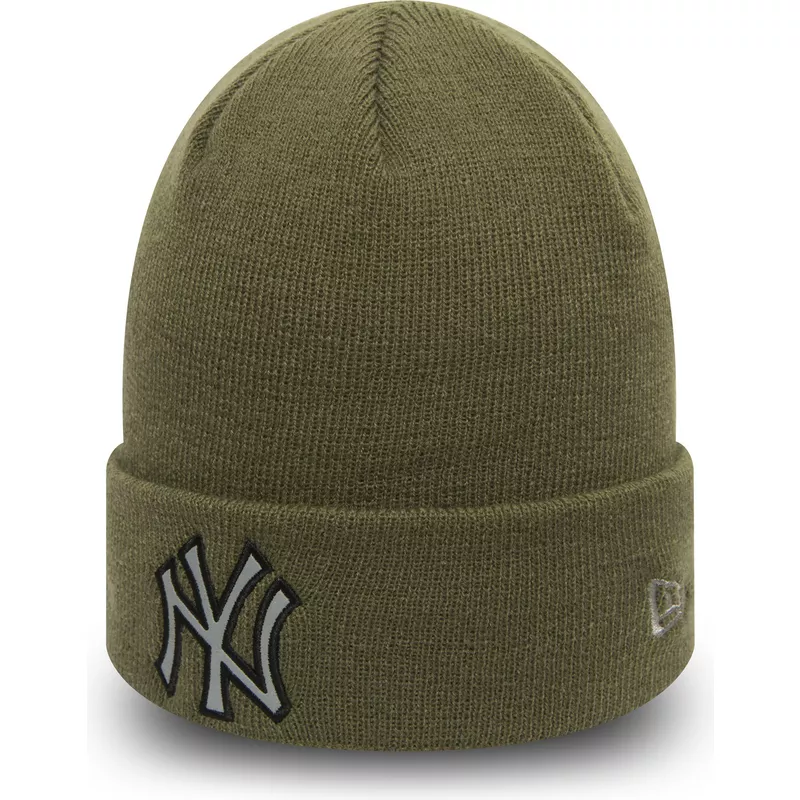 czapka-zielona-cuff-knit-night-ops-new-york-yankees-mlb-new-era