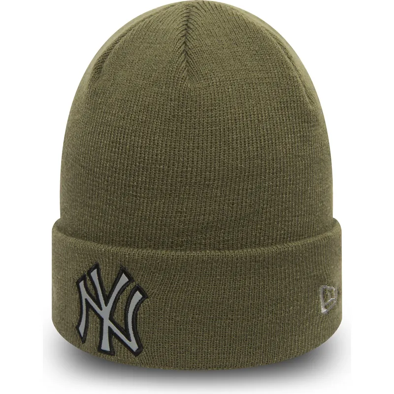 zielona-czapka-cuff-knit-night-ops-new-york-yankees-mlb-od-new-era