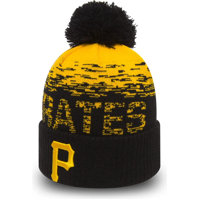 kepure-su-bumbulu-geltona-cuff-knit-sport-pittsburgh-pirates-mlb-new-era