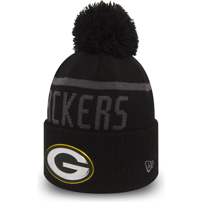 kepure-su-bumbulu-juoda-cuff-knit-coll-green-bay-packers-nfl-new-era kepure-su-bumbulu-juoda-cuff-knit-coll-green-bay-packers-nfl-new-era