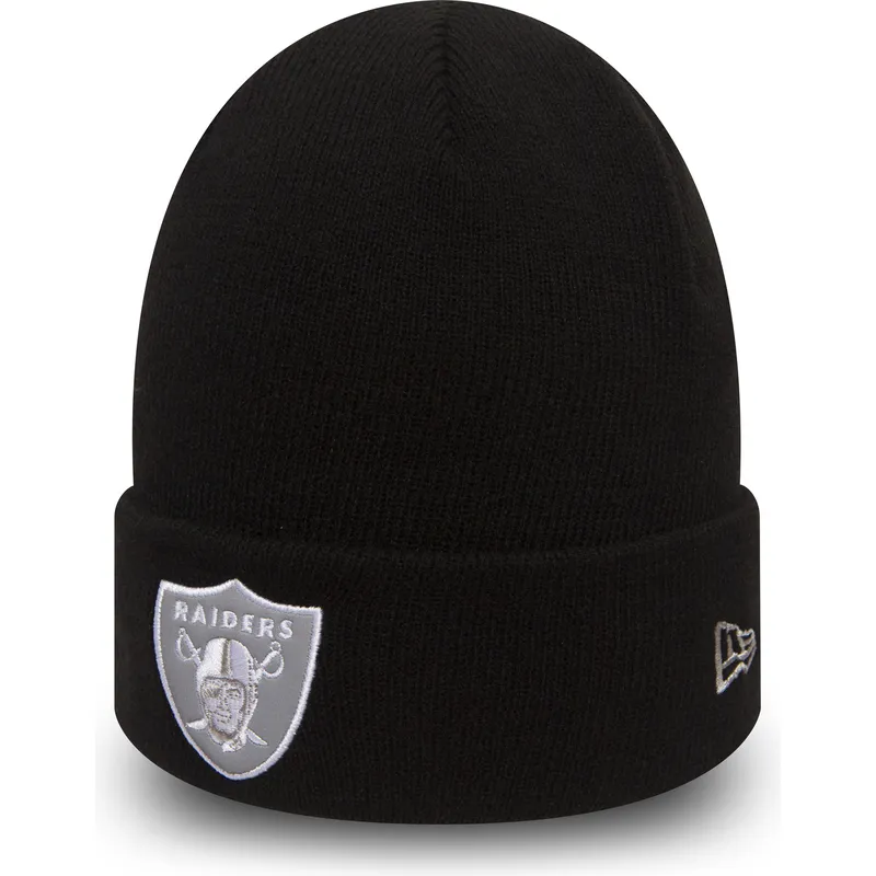 kepure-juoda-cuff-knit-night-ops-las-vegas-raiders-nfl-new-era