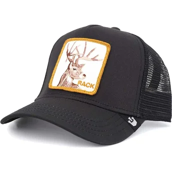 czarna-czapka-trucker-z-jeleniem-rack-it-od-goorin-bros