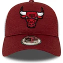 kepure-islenkta-raudona-reguliuojamas-trucker-shadow-tech-a-frame-chicago-bulls-nba-new-era