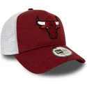 kepure-islenkta-raudona-reguliuojamas-trucker-shadow-tech-a-frame-chicago-bulls-nba-new-era