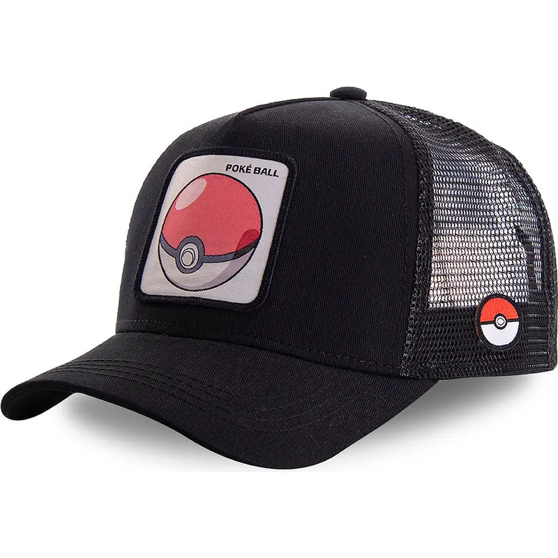 kepure-islenkta-juoda-snapback-pok1-poke-ball-pokemon-capslab
