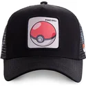 kepure-islenkta-juoda-snapback-pok1-poke-ball-pokemon-capslab