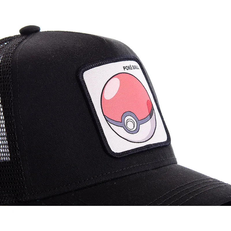 kepure-islenkta-juoda-snapback-pok1-poke-ball-pokemon-capslab