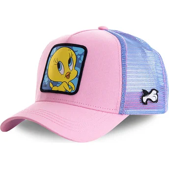 rozowo-niebieska-czapka-trucker-z-tweety-twe1-looney-tunes-od-capslab
