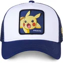 kepure-islenkta-melyna-snapback-8-pikachu-pokemon-capslab